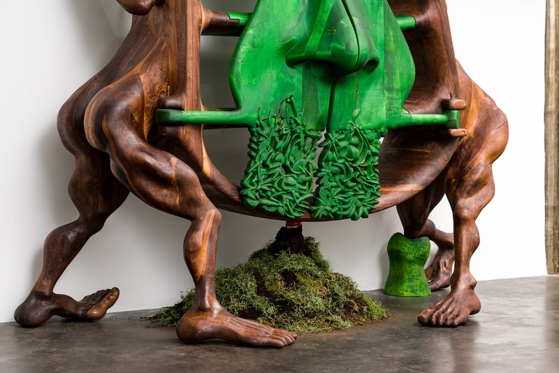 Vincent Pocsik Shapes Wooden Furniture into Almost-Human Forms 