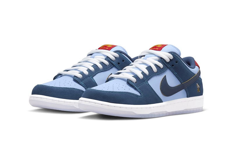 Nike Why So sad sb dunk lowdark blue tear away chicken red yellow mental health awareness john rattray skateboard release date price info