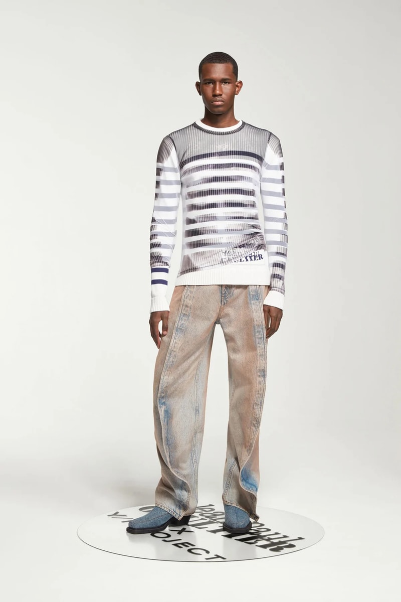 Y/Project x Jean Paul Gaultier Fall 2022 Collection Release Information Trompe-l'œil Glenn Martens Runway 