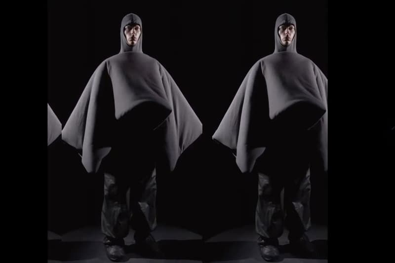 fotos de la colección de la temporada 9 de yeezy chaquetas suéteres chaquetas naomi campbell kanye west semana de la moda de parís