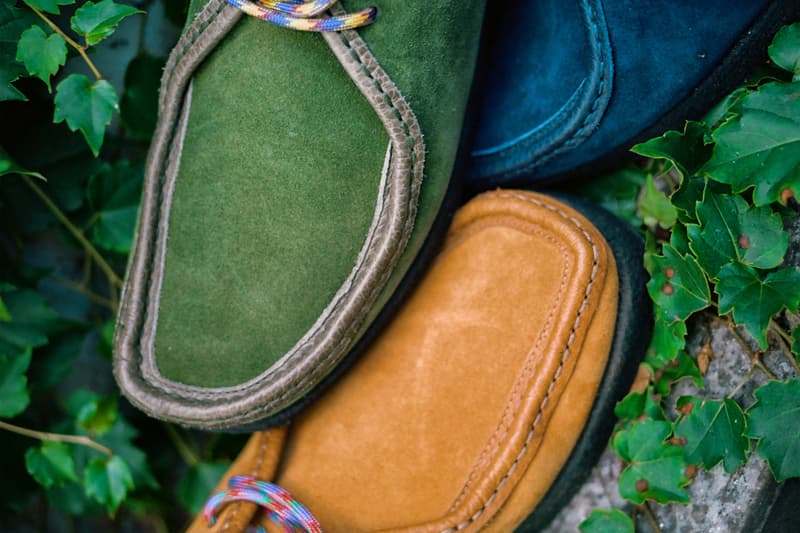 yeseyesee padmore and barnes 2nd capsule collection wallabee clarks p204 suede leather c logo charm october 27 release info date price