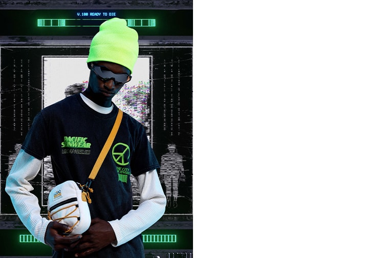 PacSun Seasonal Winter Clothing Lineup 2022 PACWORLD PacVerse VR AR 3D Interactive Shopping Experience Gen Z Roblox Miquela Bro Hero DW oke Monk Mathieu Simoneau Brynn Rumfallo