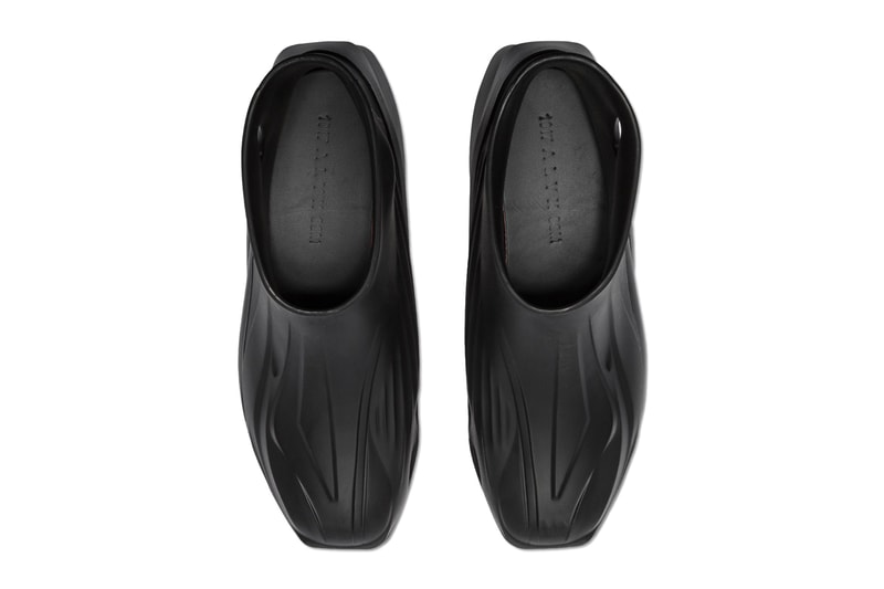 1017 ALYX 9SM Mono Boot Fall Winter 2022 Contemporary Footwear Square Toe Futuristic Black Leather Ankle-High High Top