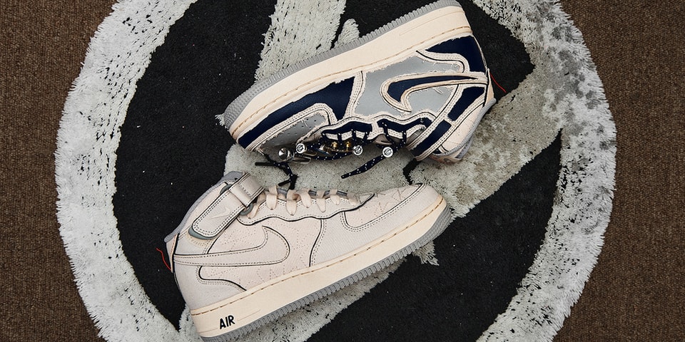 99percentis Teams With Gr8 and Nike for a Tear-Away Nike Air Force 1 Mid Collab