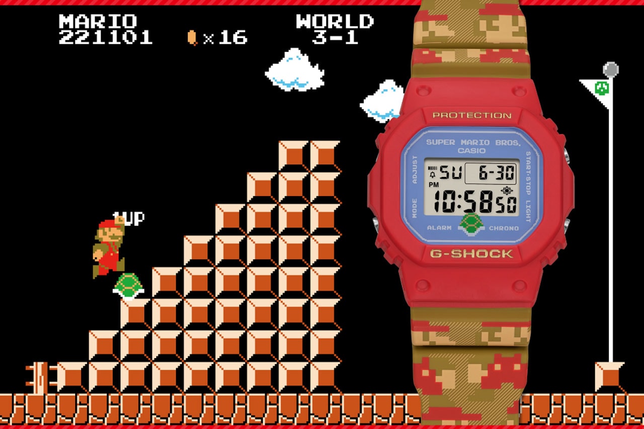 G-SHOCK Launches Limited-Edition Super Mario Bros. Watch Watches