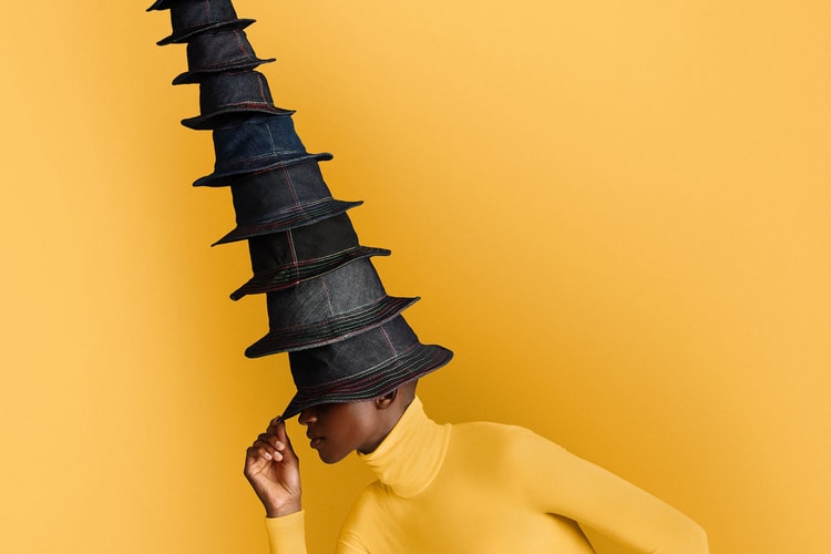 G-Star RAW Links Up With Stephen Jones for Couture Denim Hat Collection