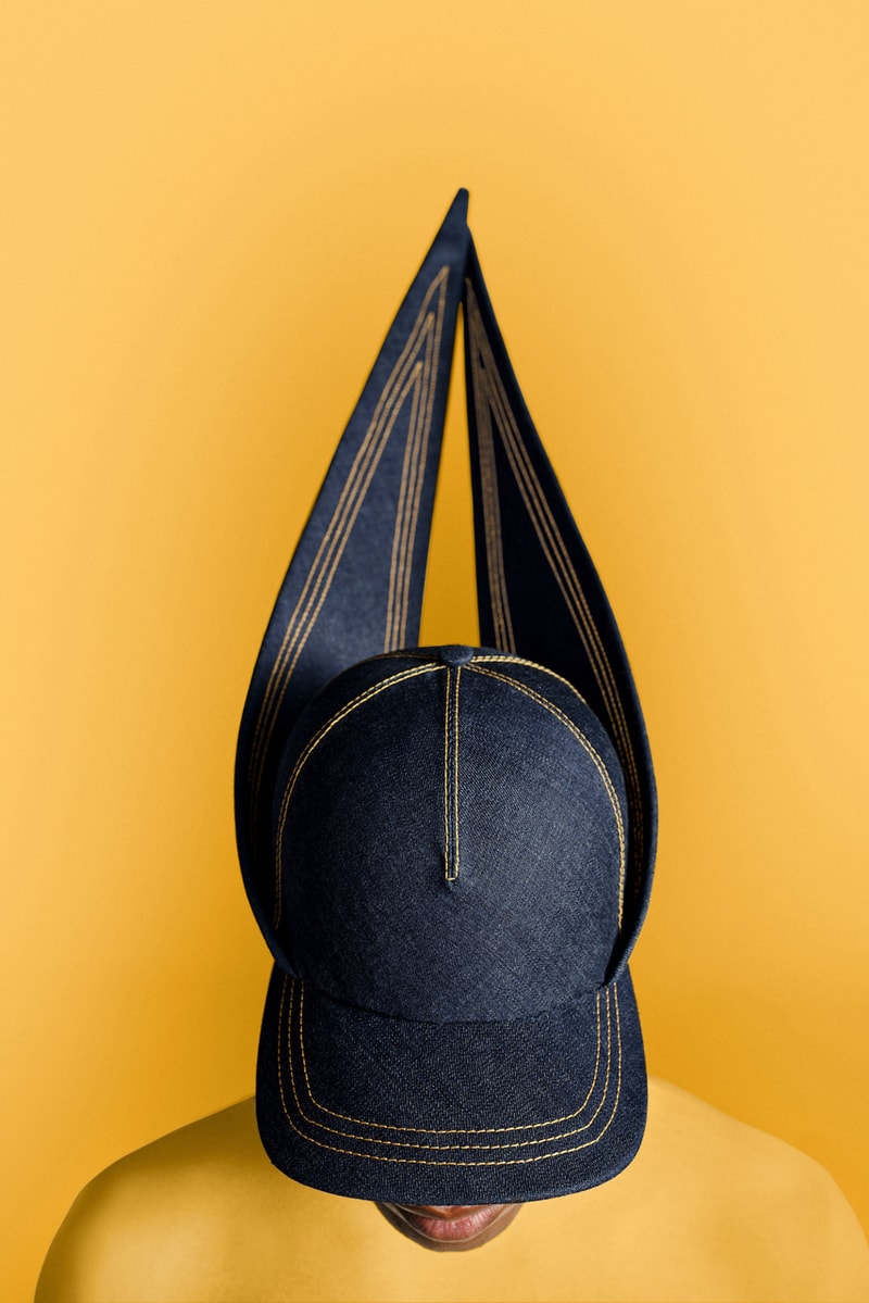 G-Star RAW Links Up With Stephen Jones for Couture Denim Hat Collection Fashion