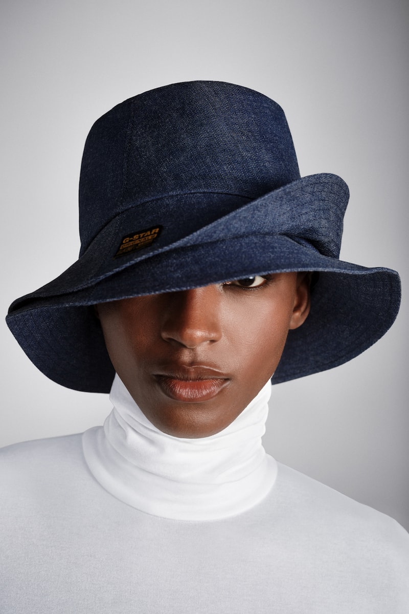 G-Star RAW Links Up With Stephen Jones for Couture Denim Hat Collection Fashion
