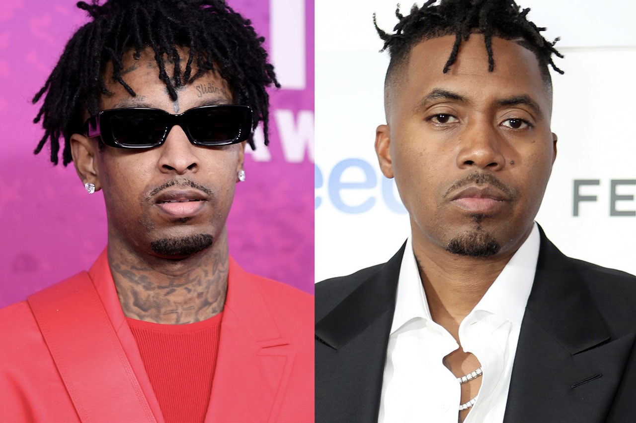 Nas and 21 Savage Join Forces on New Track “One Mic, One Gun” Music