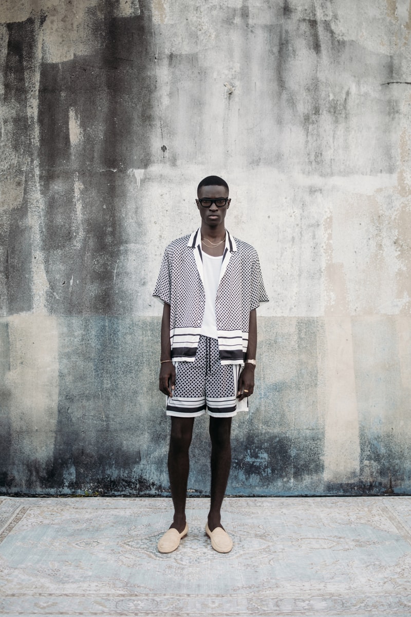 STAMPD 2022 Resort Collection Lookbook Chris Stamp Monochromatic Muted Basics Hoodies Shirts Shorts Jogger Sets Pantsuit Cloud Print 