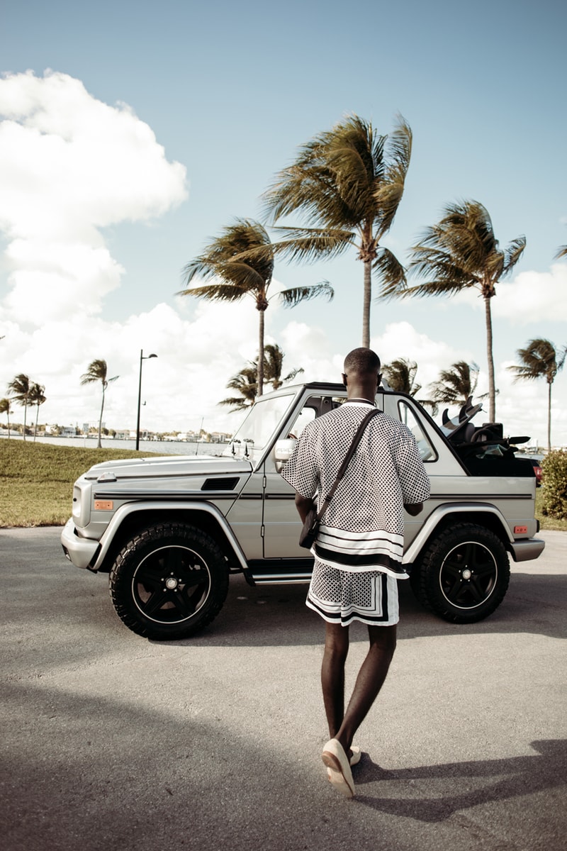 STAMPD 2022 Resort Collection Lookbook Chris Stamp Monochromatic Muted Basics Hoodies Shirts Shorts Jogger Sets Pantsuit Cloud Print 