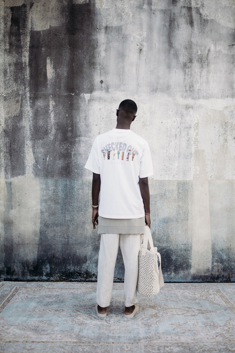 STAMPD 2022 Resort Collection Lookbook Chris Stamp Monochromatic Muted Basics Hoodies Shirts Shorts Jogger Sets Pantsuit Cloud Print 