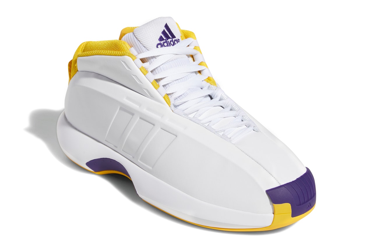 kobe bryant adidas crazy 1 lakers home footwear white bold gold court purple GY8947 release date info store list buying guide photos price 