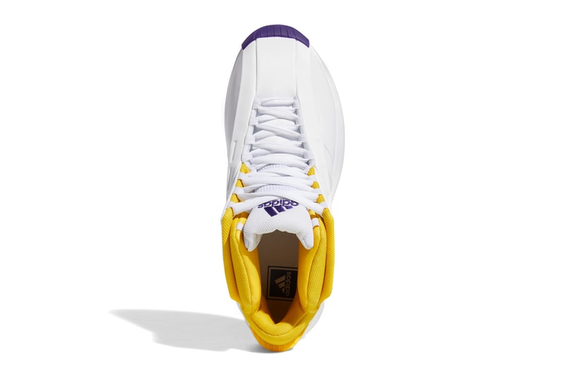 kobe bryant adidas crazy 1 lakers home footwear white bold gold court purple GY8947 release date info store list buying guide photos price 