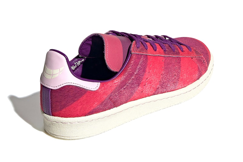 adidas Campus 80 Cheshire Cat Disney Alice's Adventures In Wonderland Cartoon Story Three Stripe Sneaker Trainer Footwear Shoes