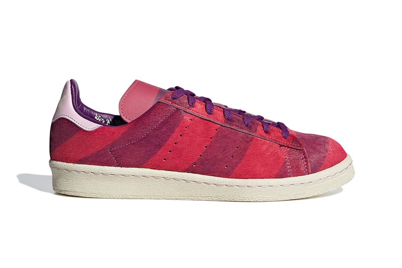 adidas Campus 80 Cheshire Cat Disney Alice's Adventures In Wonderland Cartoon Story Three Stripe Sneaker Trainer Footwear Shoes
