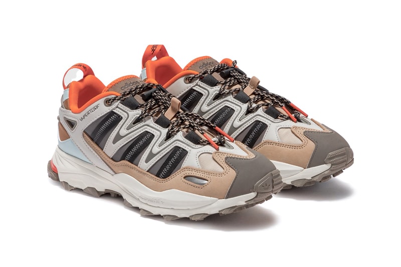 Adidas Originals Three Stripe Hyperturf Adventure Magic Beige Shoes Footwear Trainers HBX Speed Lace Closure Leathee Nubuck