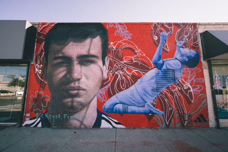 adidas USMNT Art Murals McKennie Reyna Ferreira World Cup