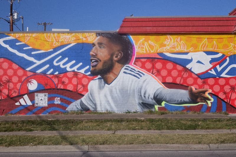 adidas USMNT Art Murals McKennie Reyna Ferreira World Cup