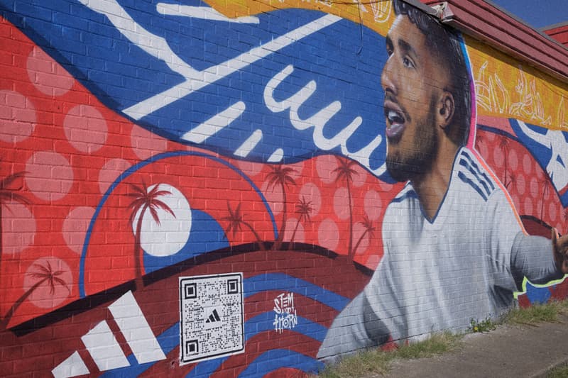 adidas USMNT Art Murals McKennie Reyna Ferreira World Cup