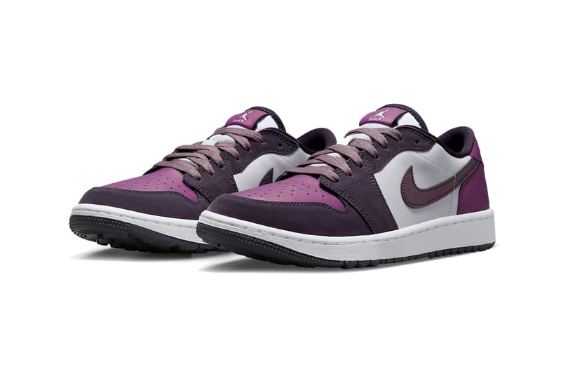 Jordan Brand Low 1 Air Jordan Golf Purple Smoke Sports Tiger Woods Swoosh Jumpman Sneakers Trainers Shoes Footwear