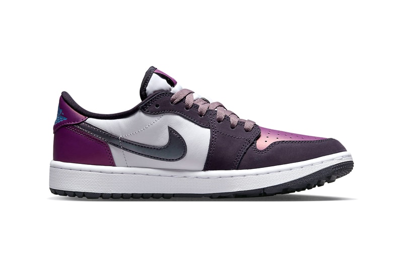 Jordan Brand Low 1 Air Jordan Golf Purple Smoke Sports Tiger Woods Swoosh Jumpman Sneakers Trainers Shoes Footwear