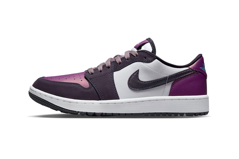 Jordan Brand Low 1 Air Jordan Golf Purple Smoke Sports Tiger Woods Swoosh Jumpman Sneakers Trainers Shoes Footwear