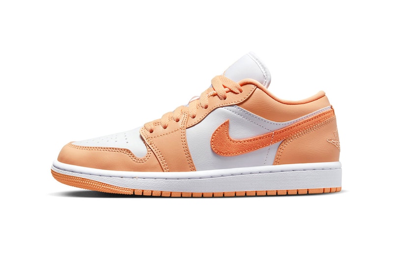 Official Look at Air Jordan 1 Low "Sunset Haze" jordan brand michael jordan wmns citrus white low top low cut