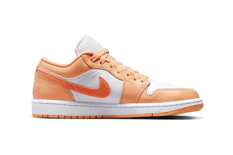 Official Look at Air Jordan 1 Low "Sunset Haze" jordan brand michael jordan wmns citrus white low top low cut