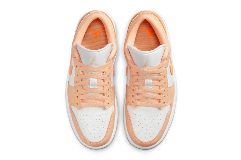 Official Look at Air Jordan 1 Low "Sunset Haze" jordan brand michael jordan wmns citrus white low top low cut