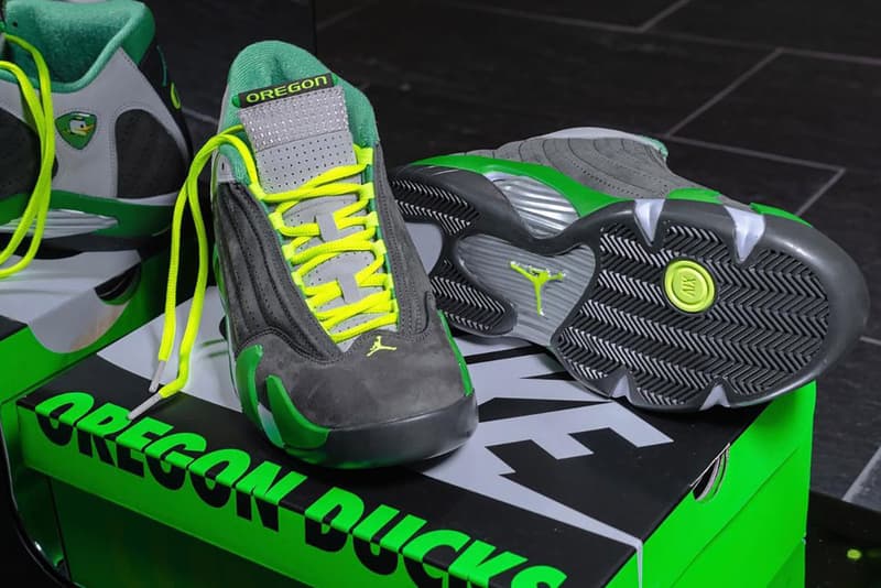 air jordan 14 oregon pe photos release date info store list buying guide photos price 