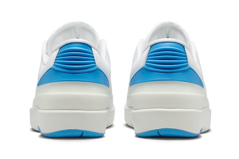 Air Jordan 2 Low UNC to Chicago DX4401-164 Release Date white fire red dark powder blue sail official images info store list buying guide photos price