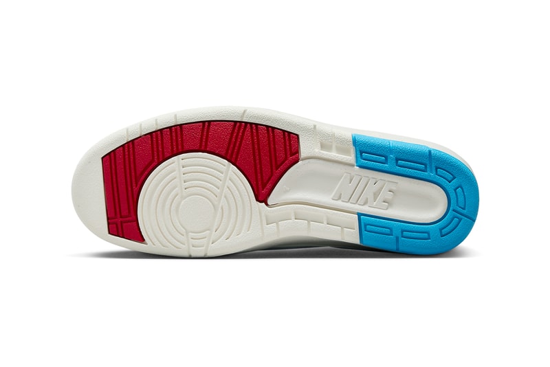 Air Jordan 2 Low UNC to Chicago DX4401-164 Release Date white fire red dark powder blue sail official images info store list buying guide photos price