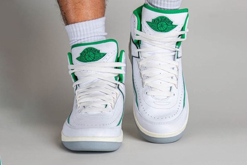air michael jordan brand 2 lucky green white celtics sneakers official release date info photos price store list buying guide on foot