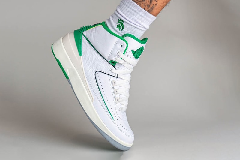 air michael jordan brand 2 lucky green white celtics sneakers official release date info photos price store list buying guide on foot