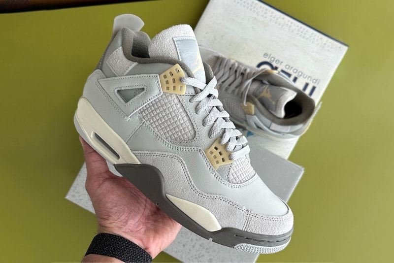 Air Jordan 4 SE Craft Photon Dust Sneaker Footwear Trainer Skateboarding Jordan Brand Swoosh 