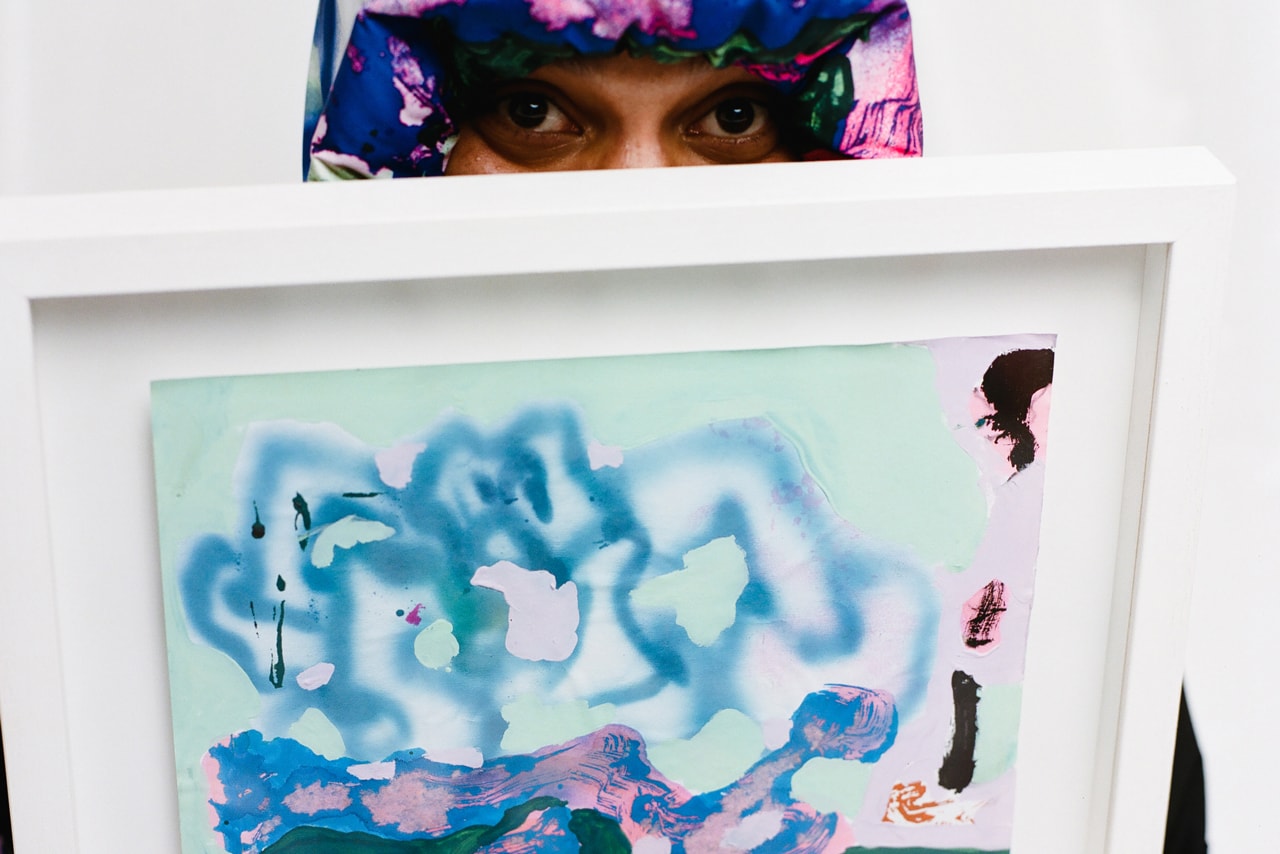 studio visits alfie kungu the north face paint relief yorkshire silk sheets mules jackets