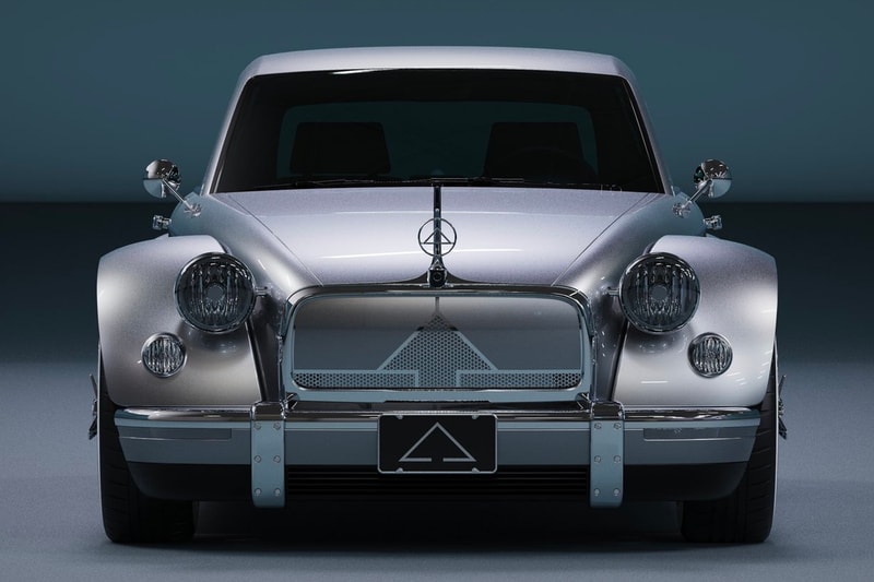 Alpha Motor Corporation montage electric coupe CAD computer aided development 250 miles range metallic silver time machine release info