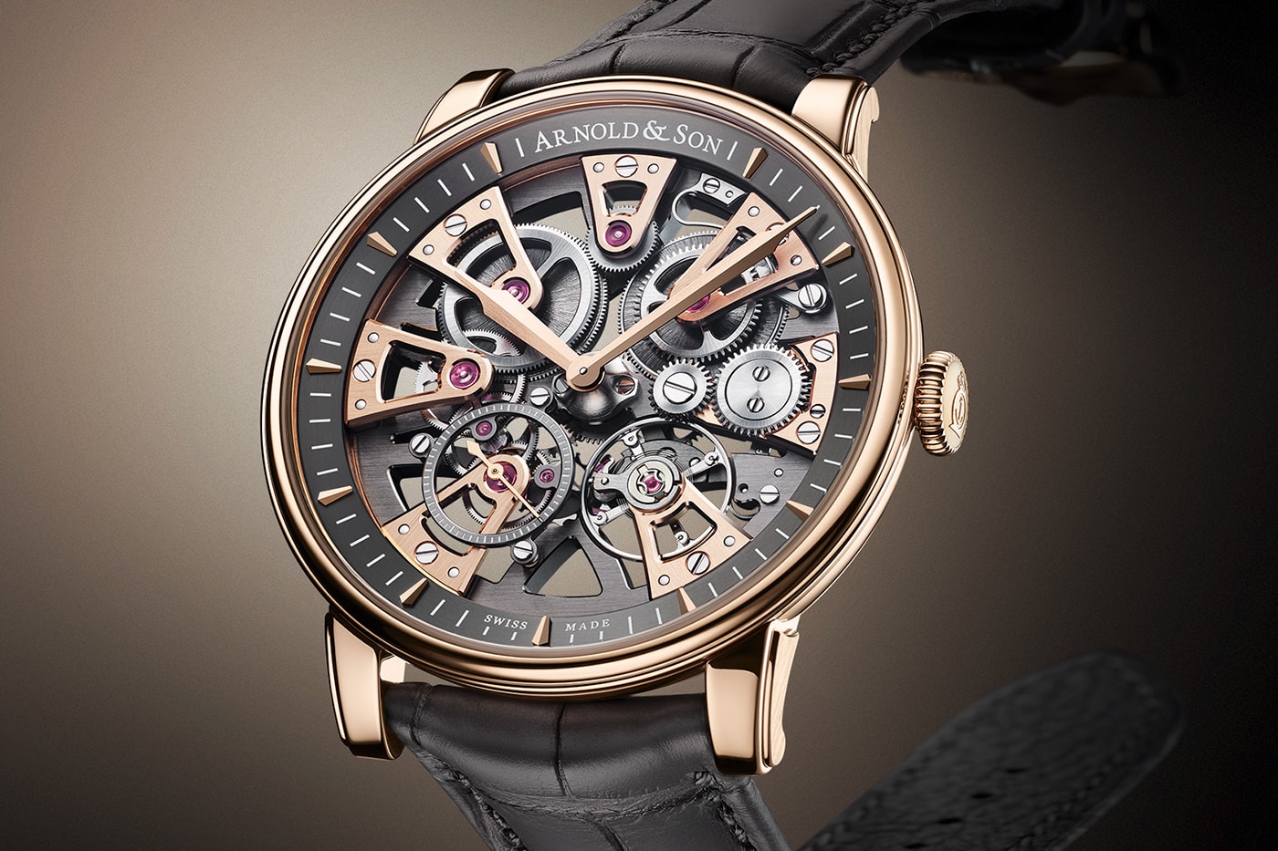 Arnold & Son Nebula 41.5 and 38 Gold Editions