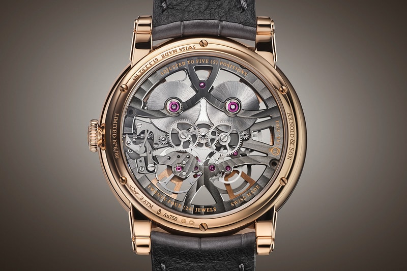 Arnold & Son Nebula 41.5 and 38 Gold Editions