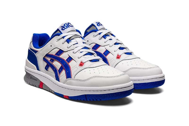 asics ex89 nba team colors lakers knicks celtics 1201A476-102 101 106 purple yellow green black blue red leather release info date price 110 usd