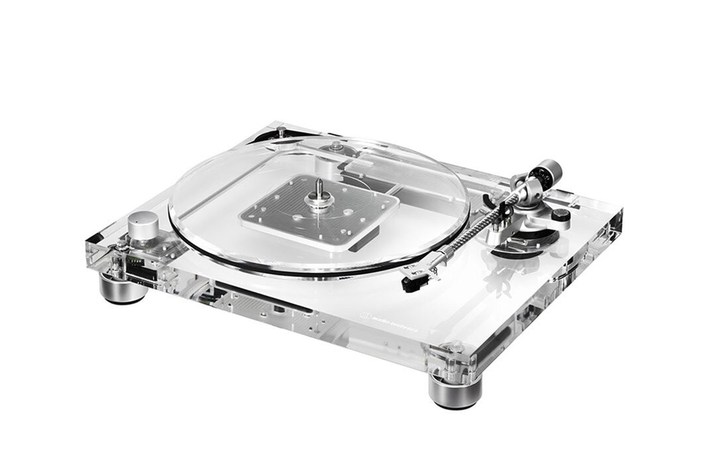 Audio Technica vinyl player dc motor sound burger transparent glass AT LP2022 30mm washi release info date price
