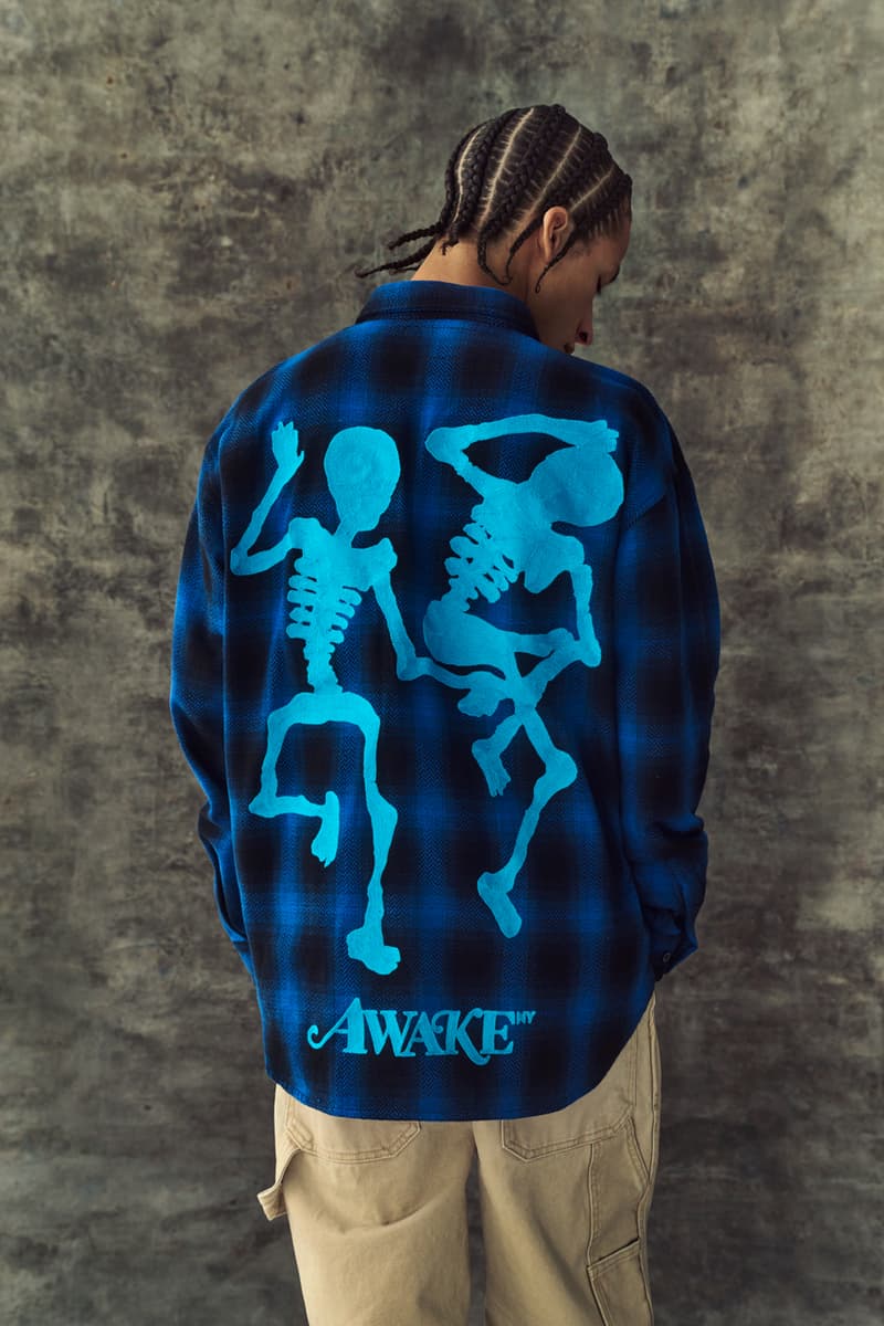 awake ny new york angelo baque fw22 fall winter 2022 lookbook collection release date where to buy info photos price stefan meier overcoat sweater vest jacket t shirt hoodie cardiagan