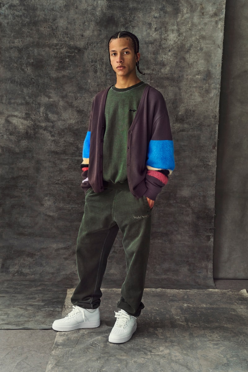 awake ny new york angelo baque fw22 fall winter 2022 lookbook collection release date where to buy info photos price stefan meier overcoat sweater vest jacket t shirt hoodie cardiagan