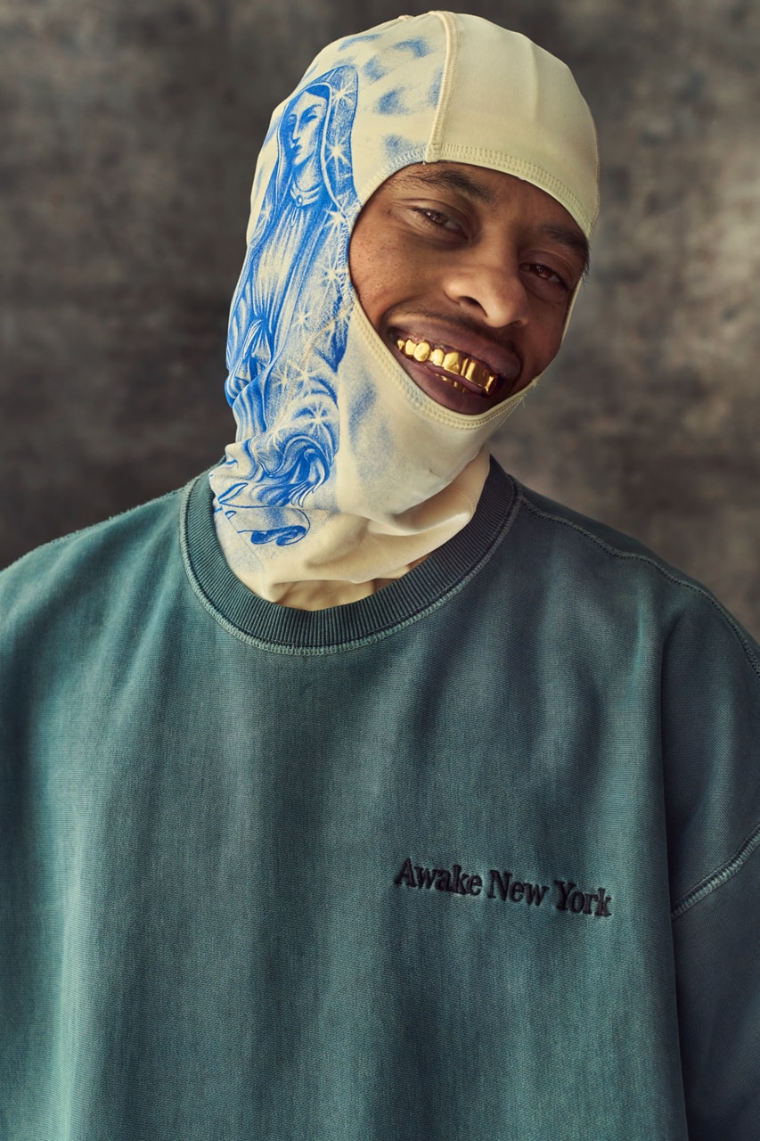 awake ny new york angelo baque fw22 fall winter 2022 lookbook collection release date where to buy info photos price stefan meier overcoat sweater vest jacket t shirt hoodie cardiagan