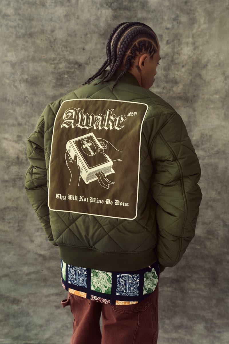 awake ny new york angelo baque fw22 fall winter 2022 lookbook collection release date where to buy info photos price stefan meier overcoat sweater vest jacket t shirt hoodie cardiagan