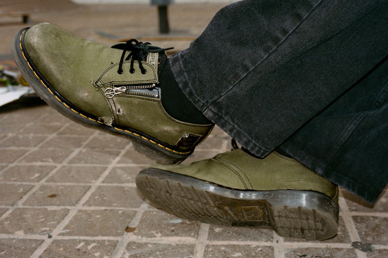 Babylon LA Dr. Martens Olive 1461 Release Date info store list pics price guide photos