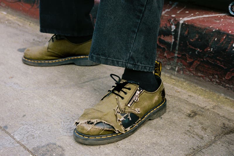 Babylon LA Dr. Martens Olive 1461 Release Date info store list pics price guide photos