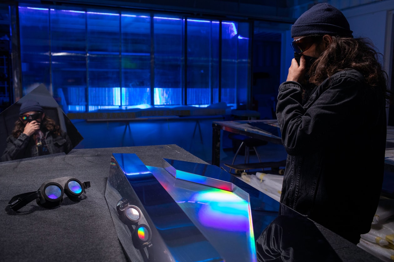 j demsky ballantines bottle artist collaboration scotch whisky shape your future design hyperspace