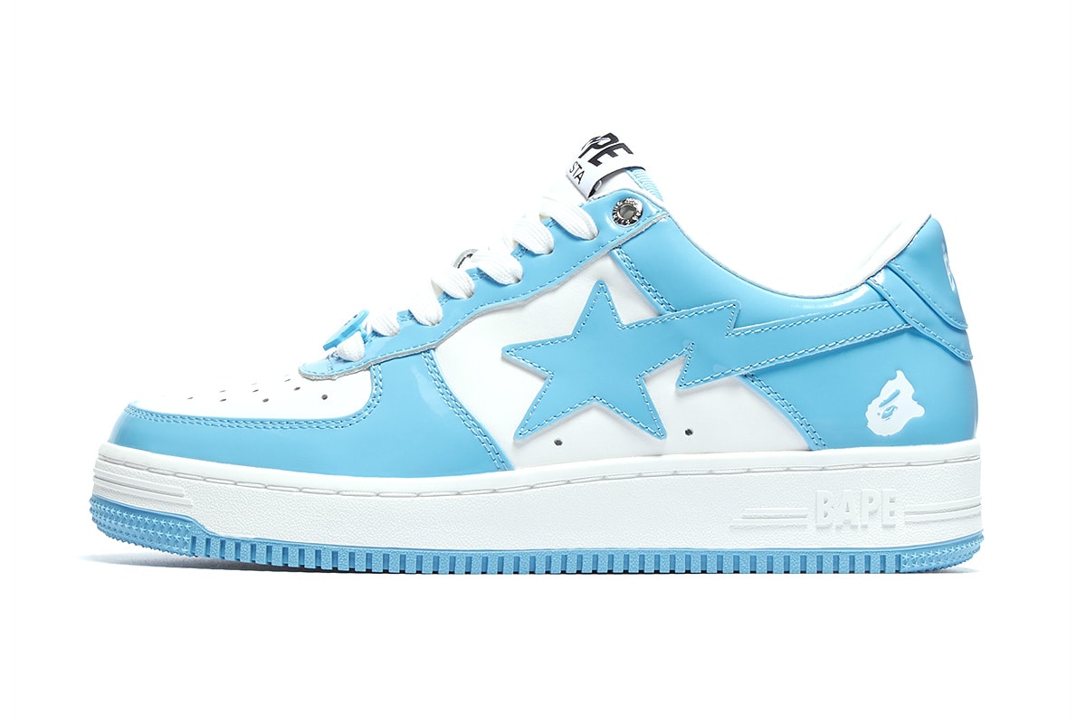 bape sta 2022 roundup collaborations cdg marvel hugo heron preston jjjjound razer patent leather suede camo text code